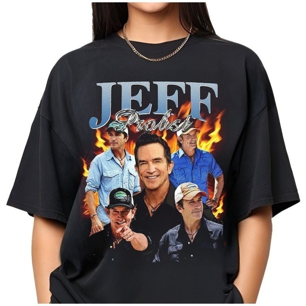 Jeff Probst Shirt Jeff Probst Presenter Homage Tshirt